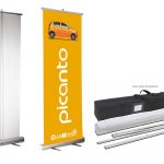 Cấu tạo standee cuốn nhôm