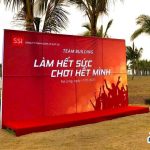 backdrop-team-building-bai-bien Khung backdrop có nhiều kích thước khác nhau