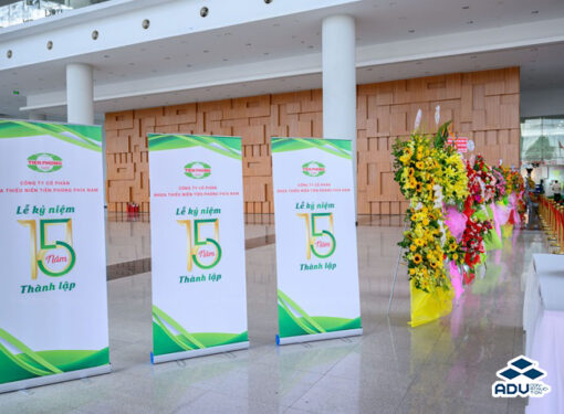 Standee sự kiện công ty 15 năm thành lập