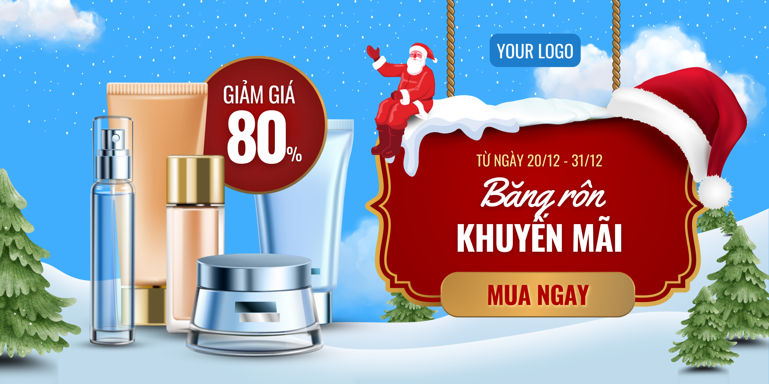 Băng rôn khuyến mãi giảm giá