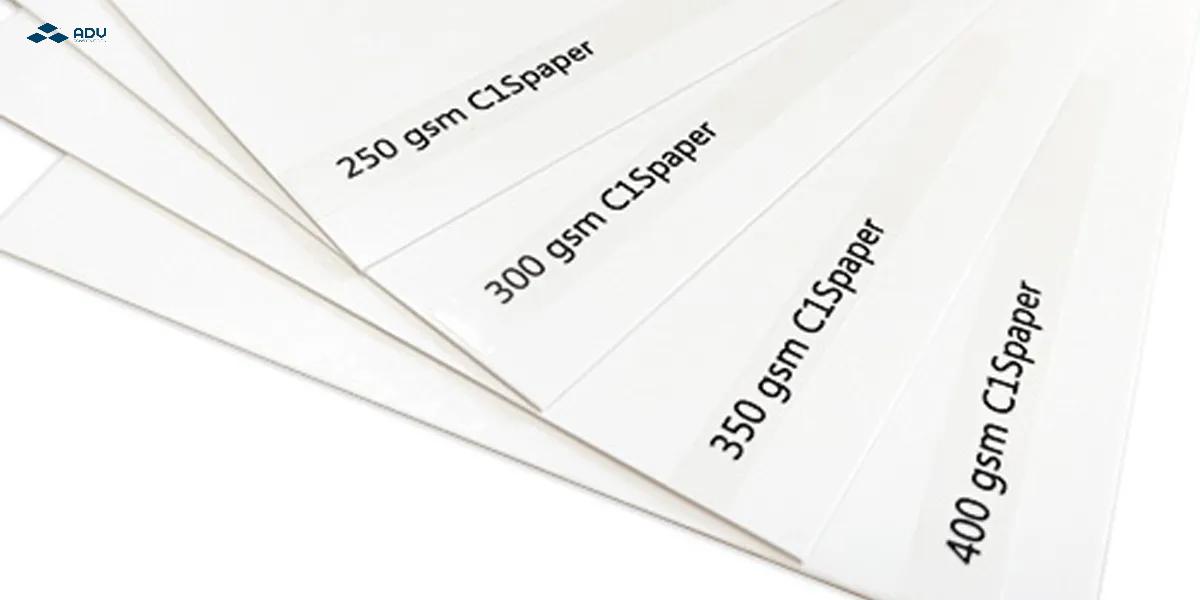 Các định lượng giấy Bristol thông dụng