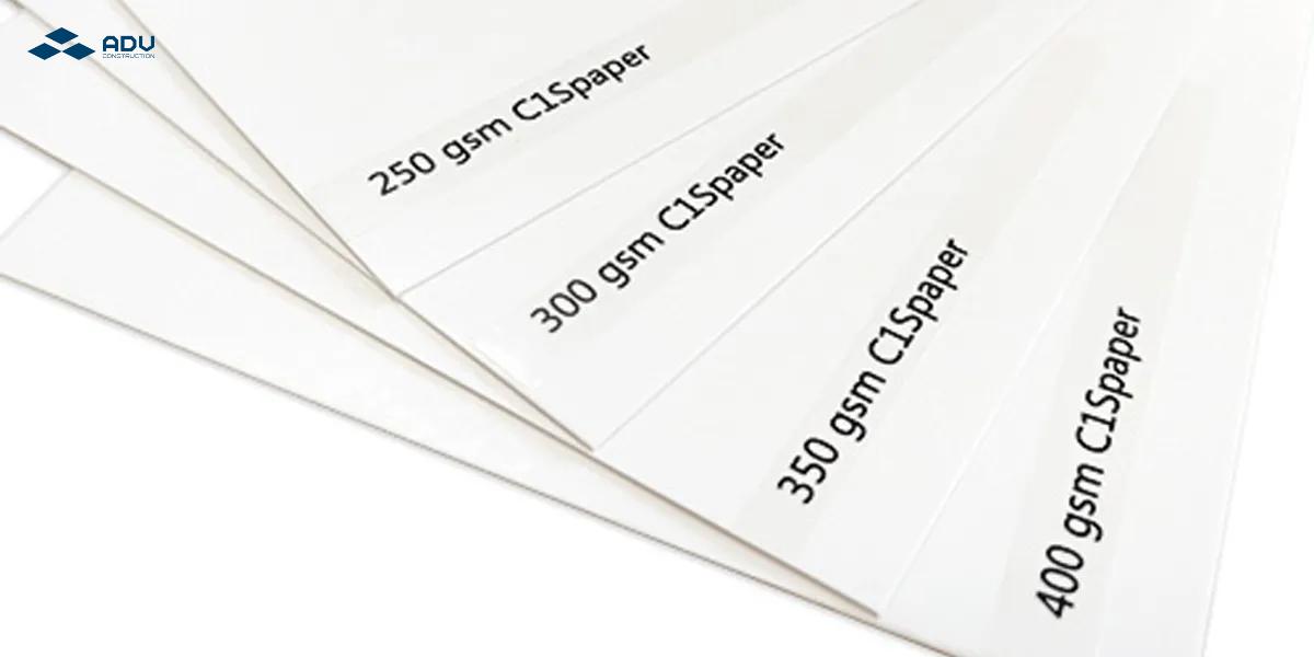 Định lượng giấy ảnh hưởng đến độ dày, mỏng và cảm nhận của người dùng