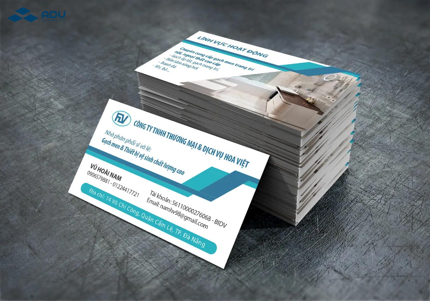 Mức bìa cứng để in namecard, hộp túi,...