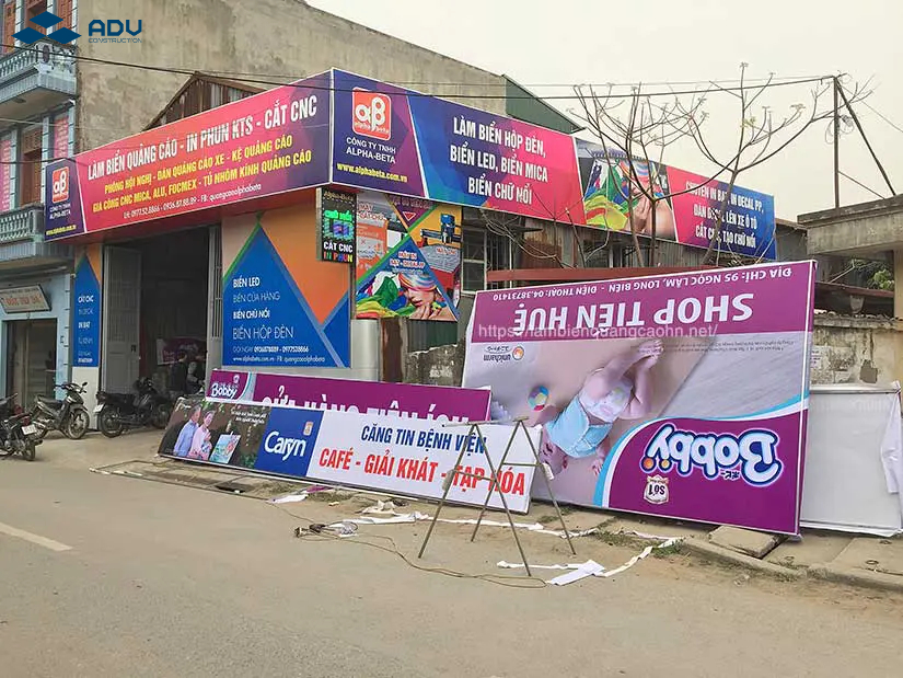 In bạt đế xám