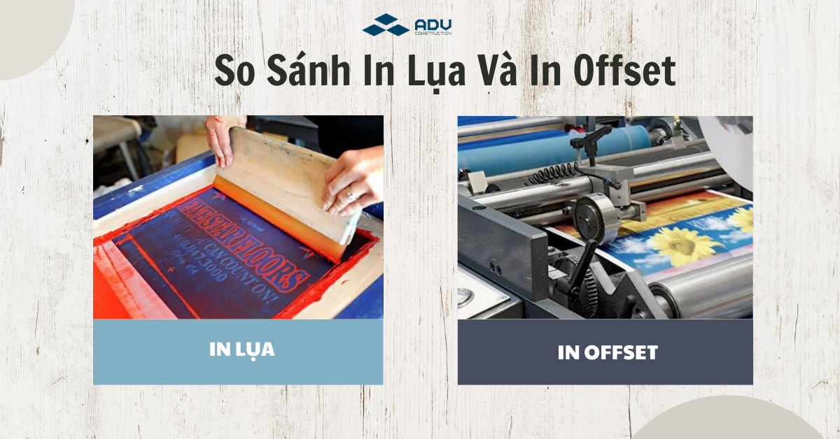 So sánh in lụa và in offset