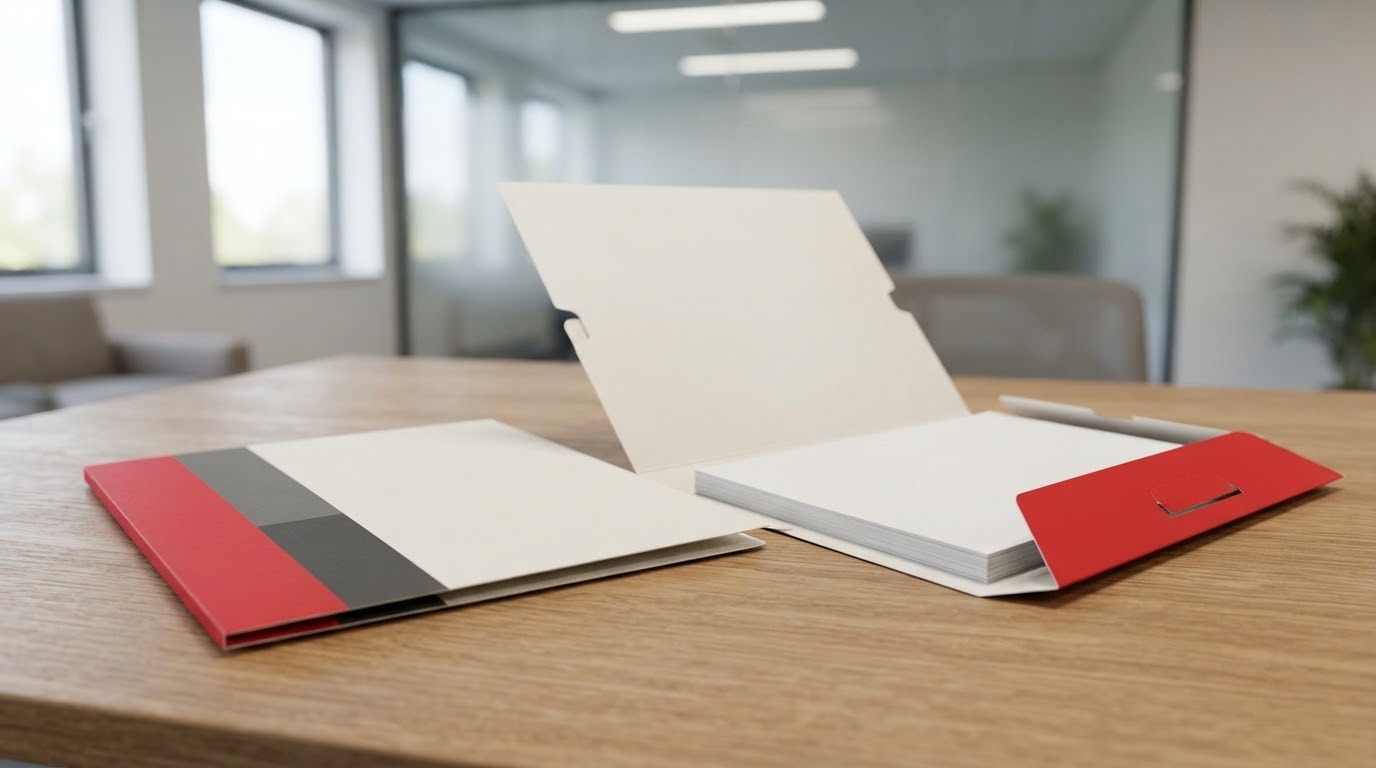 Bộ kẹp file giấy chuyên nghiệp đựng tài liệu trên bàn họp