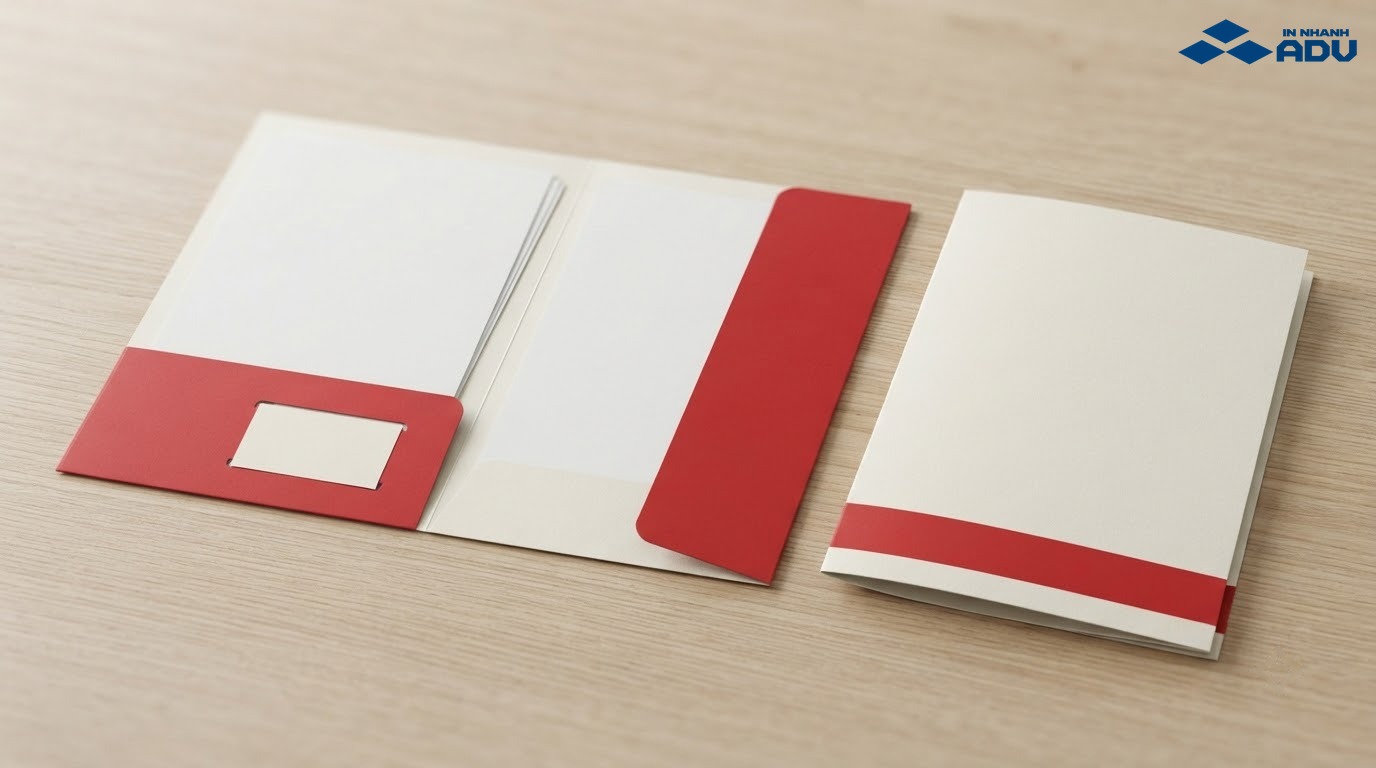 Kẹp file giấy mở rộng với tai cài giữ giấy tờ và danh thiếp
