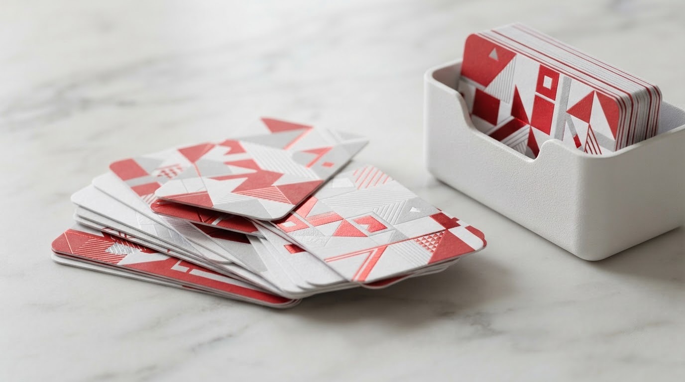 Bộ name card chuyên nghiệp được in và gia công tại xưởng