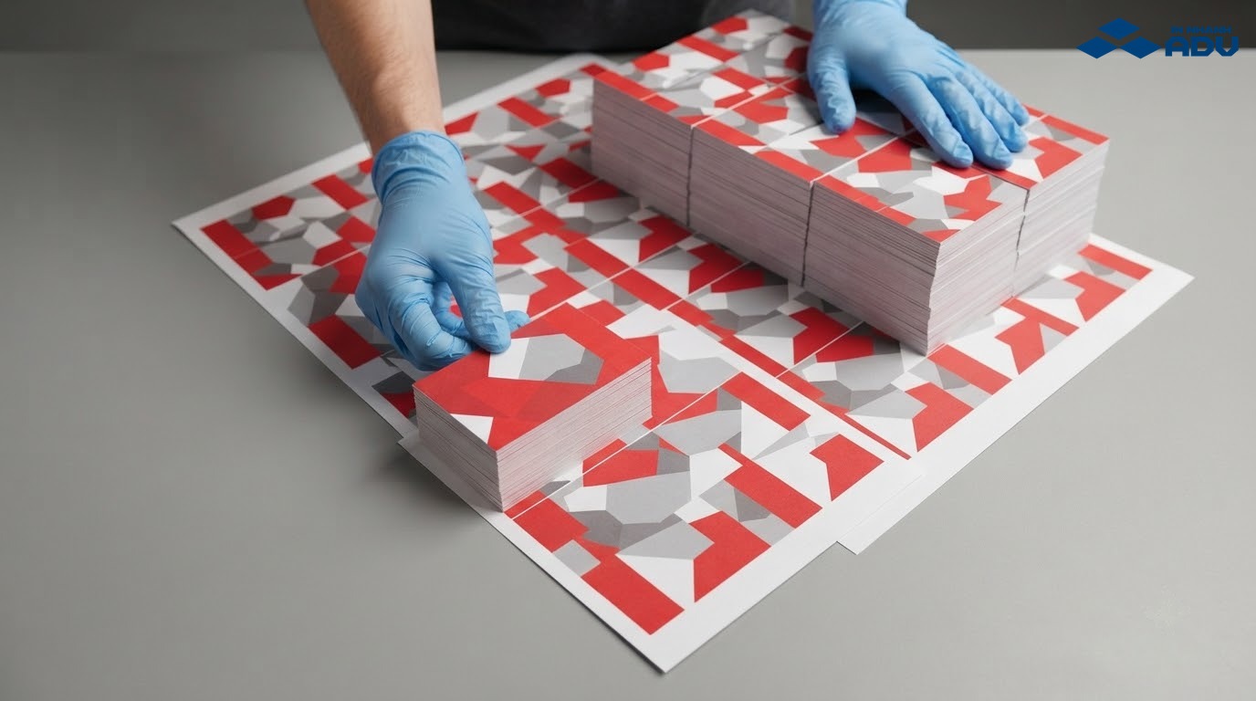 Name card in kỹ thuật số số lượng ít và tờ in offset ghép bài số lượng lớn
