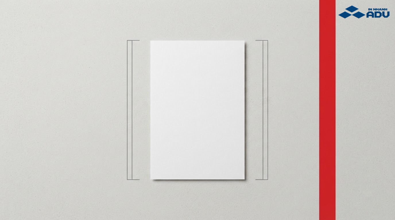 Tờ giấy A7 thành phẩm kích thước 74 x 105 mm, tương đương 7,4 x 10,5 cm