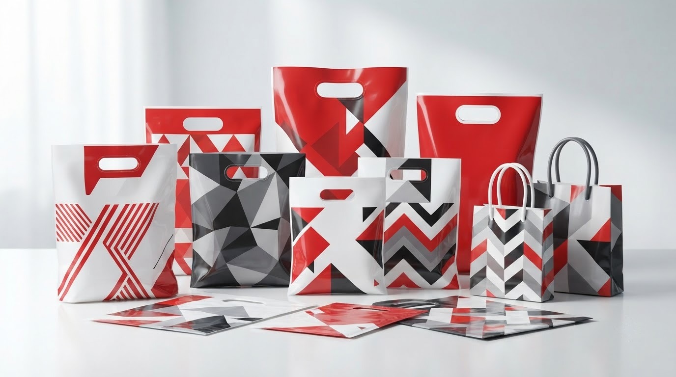 Bộ mẫu túi nilon in đẹp dành cho nhiều loại shop online