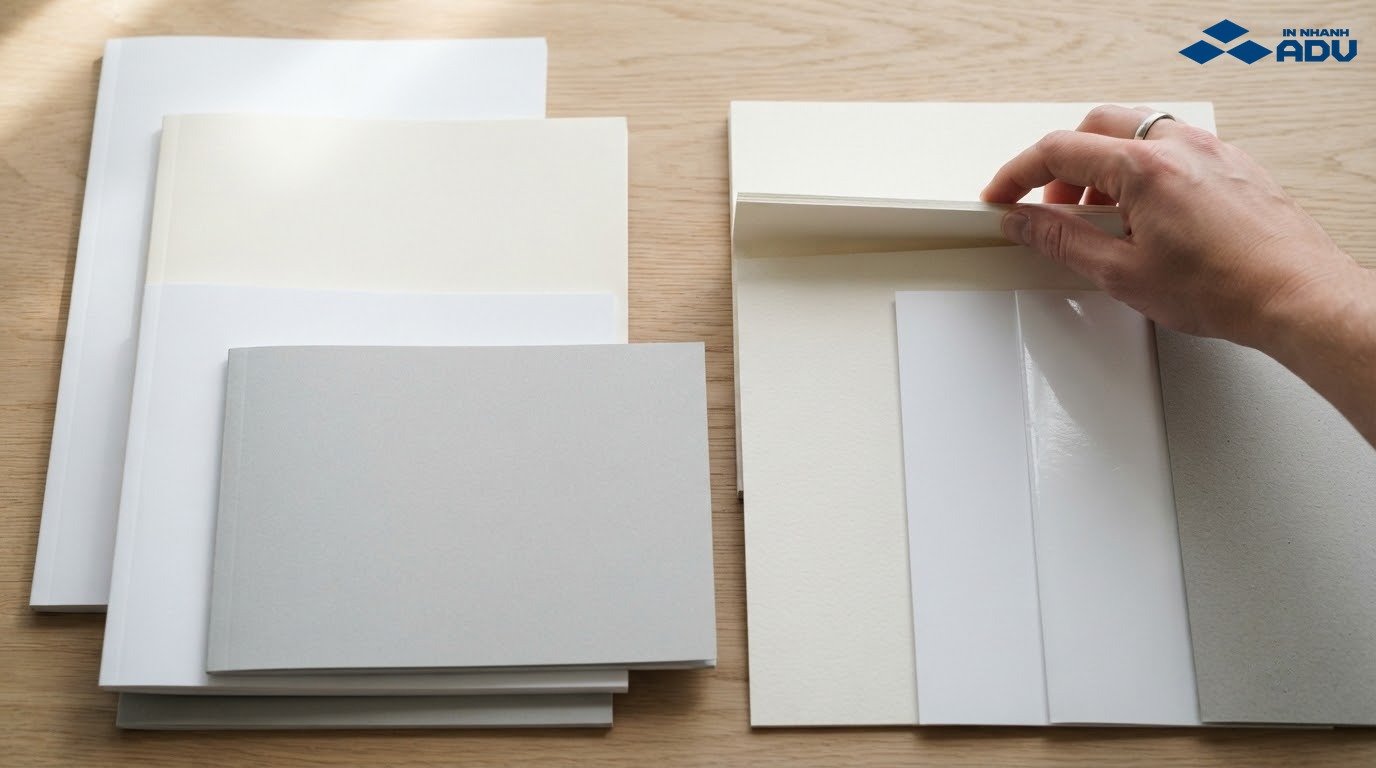 Các mẫu profile khổ dọc, khổ ngang và nhiều loại giấy khác nhau